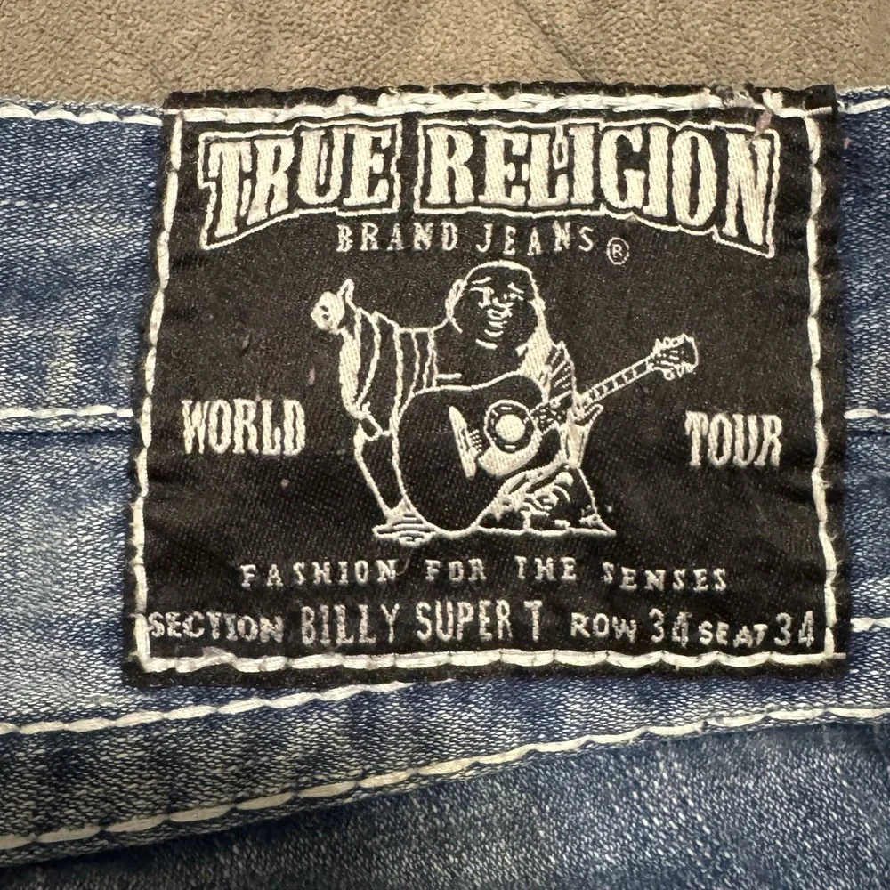 Vintage True Religion Billy Super T Jeans Mens 36x30 Made in USA Y2K